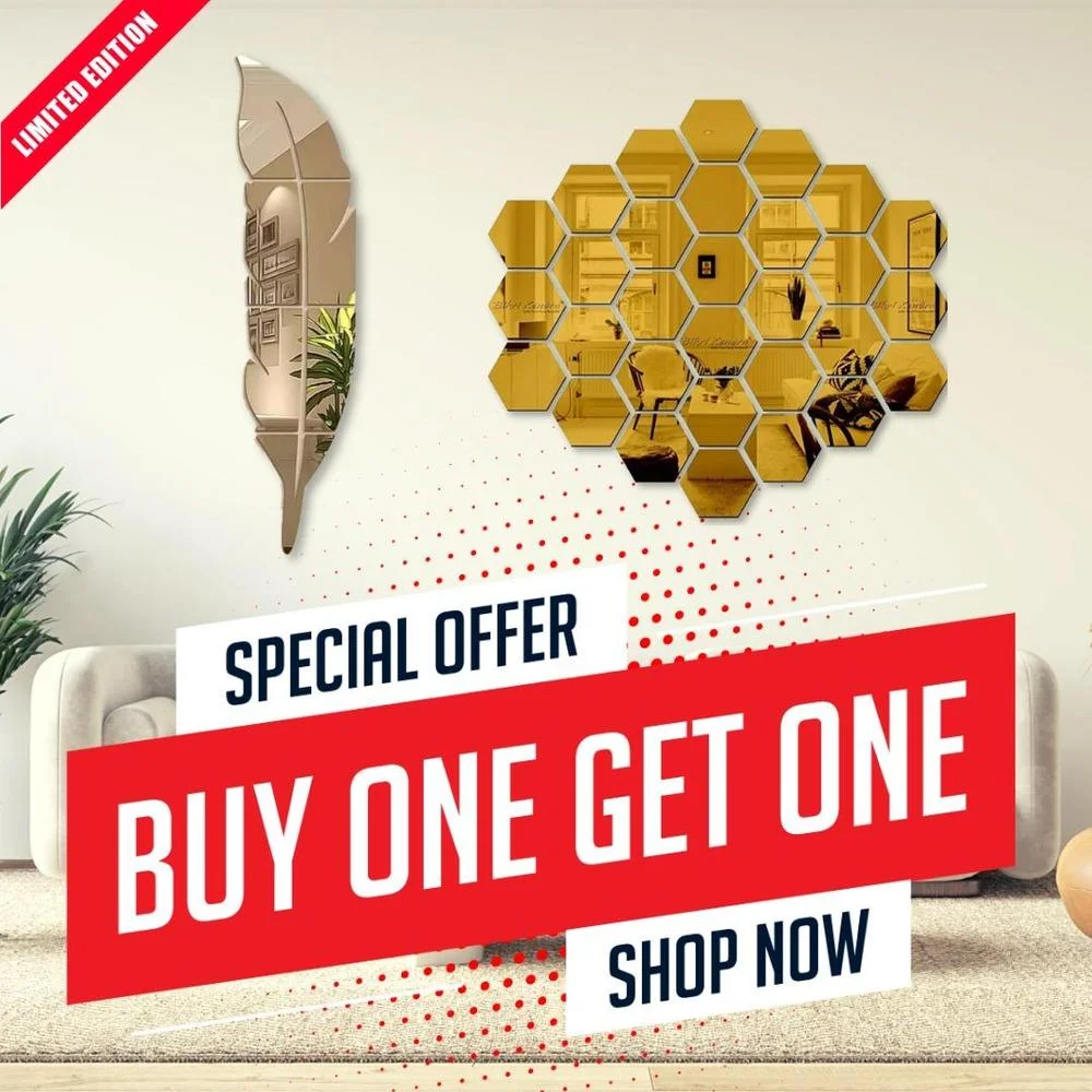 Leaf & Hexa Wall Hanging - Image 2